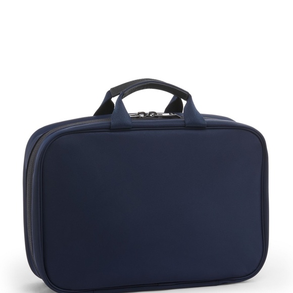 NEW! TUMI Voyageur Madeline Cosmetic Bag Toiletry Travel Bag Indigo - Picture 2 of 9